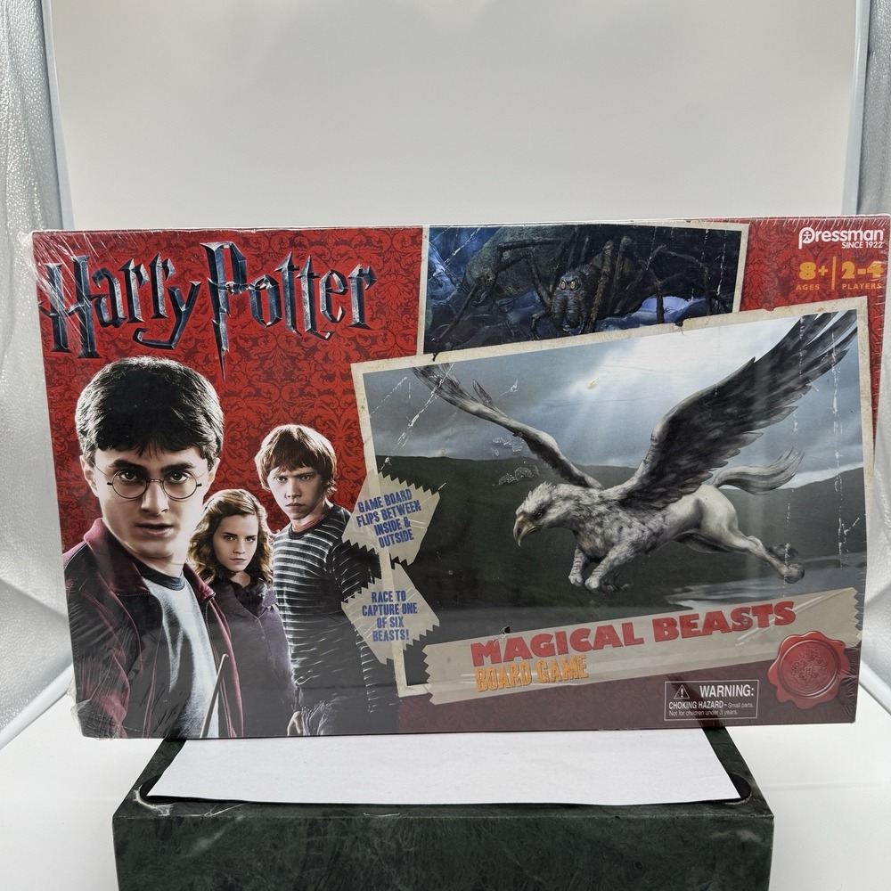 Harry Potter Magical Beasts Board Game Wizard Jk Rowling Pressman SEALED NEW
